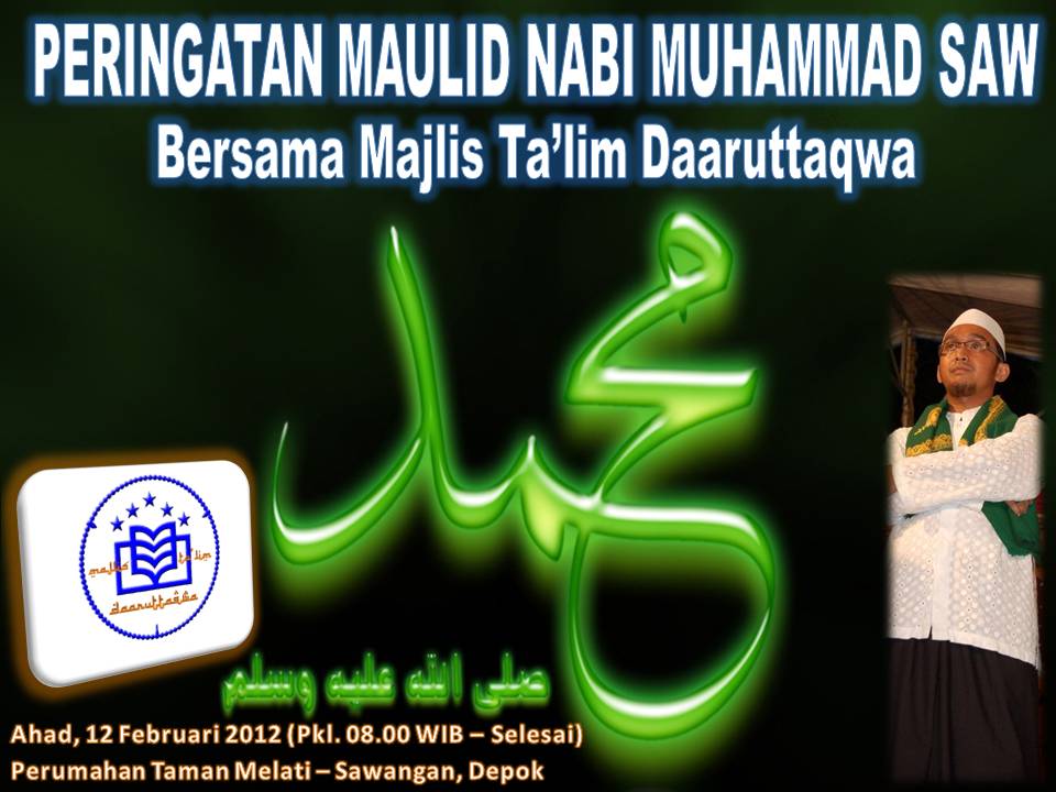Peringatan Maulid Nabi Muhammad SAW 1433 H  Majlis Ta'lim 